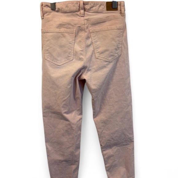 American Eagle Cottagecore Light Pink Corduroy Straight Leg Jeans - Picture 7 of 8